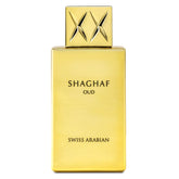 Swiss Arabian Shaghaf Oud opening notes with saffron, ideal for luxurious evening wear.