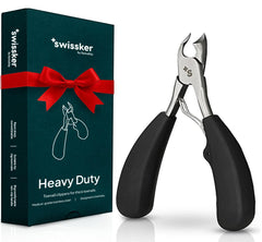 Swissker heavy-duty toenail clippers front view for confident trimming
