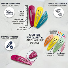 SWSTINLING clips de metal duraderos con recubrimiento resistente a desconchados.