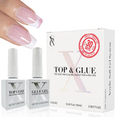 SXC X-Pro Tips: capa superior para acabado duradero en uñas francesas