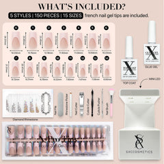 SXC ST117KIT contents visible for fast, mess-free nail application