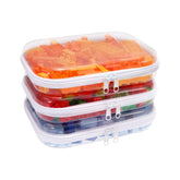 SXS LACONIC clear zipper case front view for quick item finding.