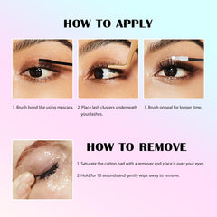 SY SHUYING lash bond step applying lashes for quick secure adhesion