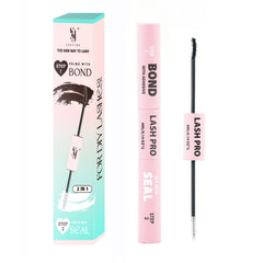 SY SHUYING Black Lash Bond bottle closeup showing long-lasting hold for lashes