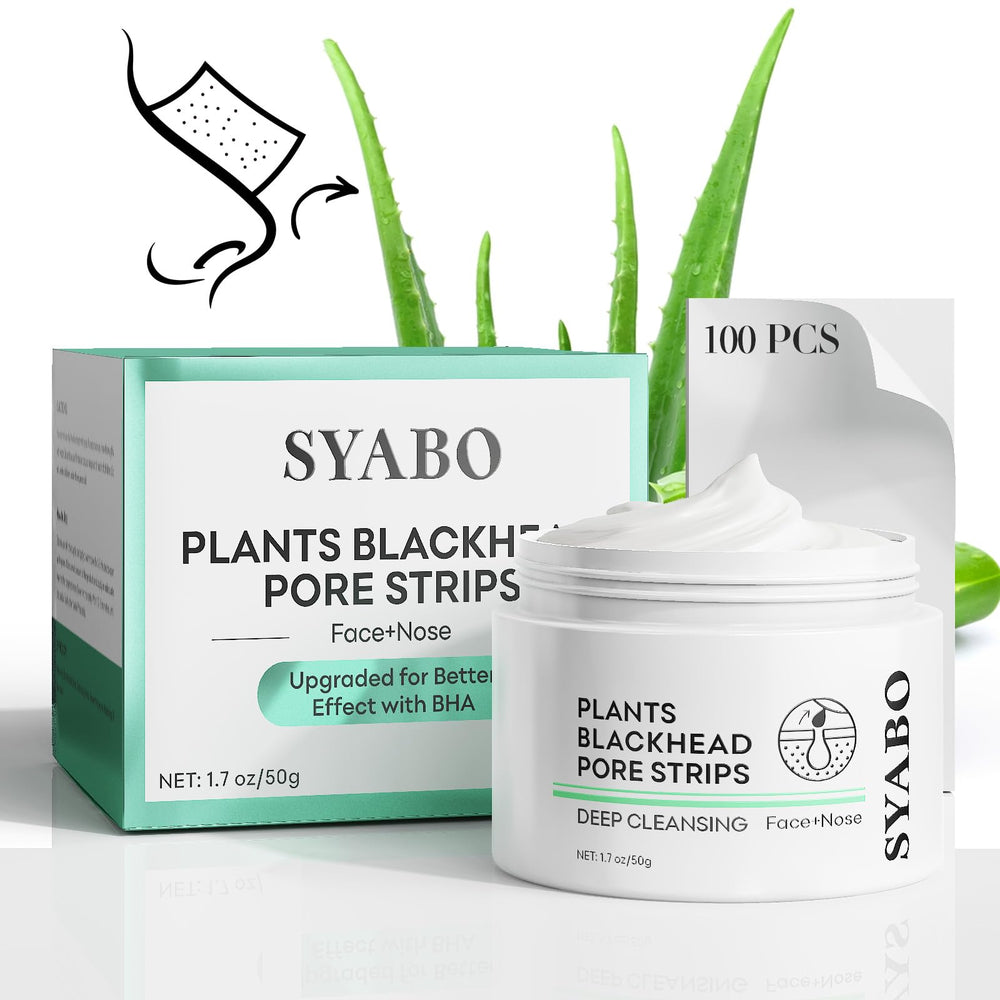 SYABO 2.0 tiras nariz: limpieza profunda de poros para puntos negros.