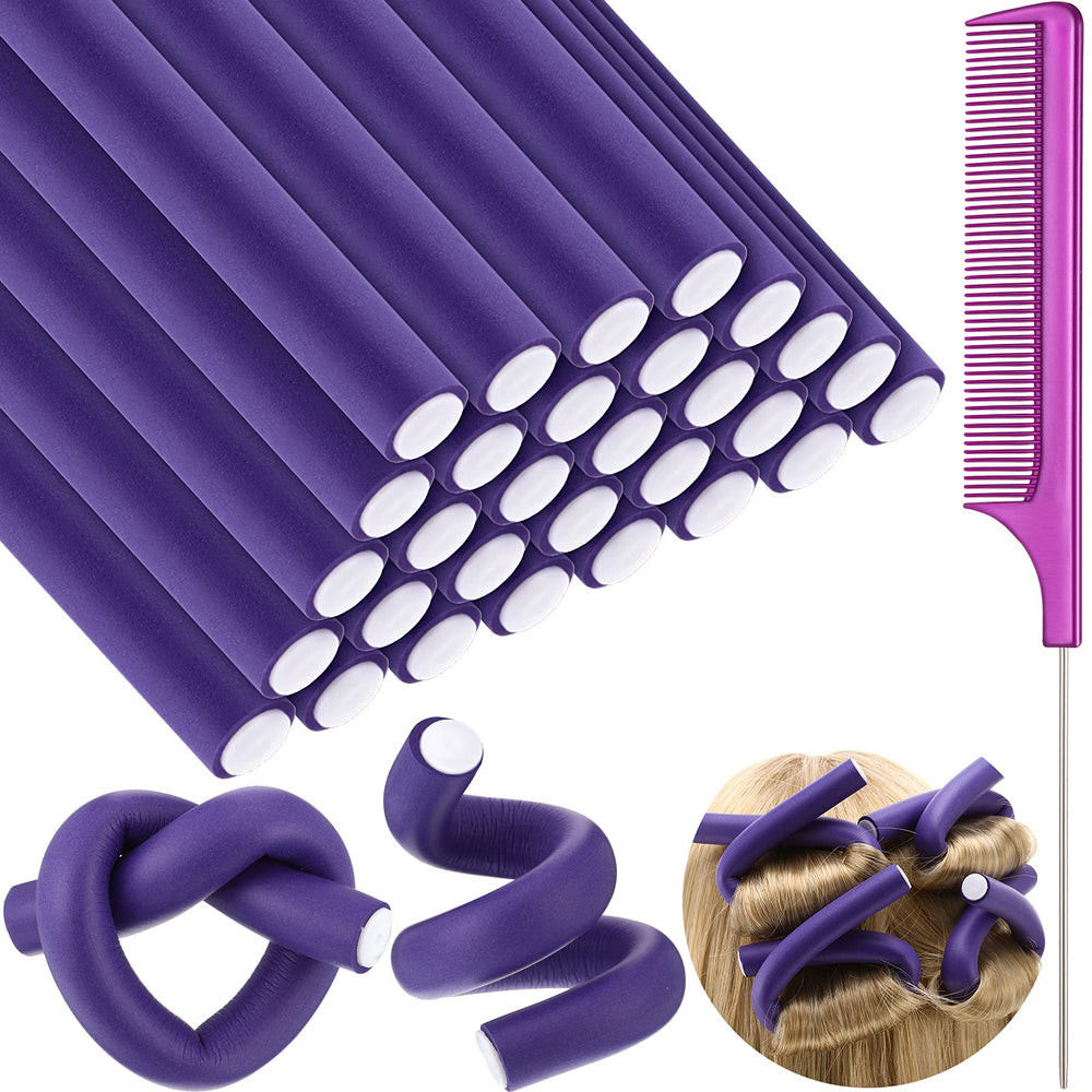 Syhood 30-piece flexible curling rods pack for at-home styling.