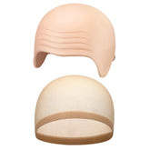 Syhood bald cap beige large kit opened for easy costume prep