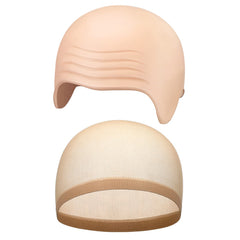 Syhood bald cap beige large kit opened for easy costume prep