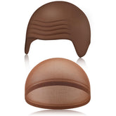 Syhood bald cap set includes latex bald cap and mesh wig cap for cosplay
