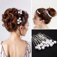 Syhood U-shape hair pin securely grips braided styles