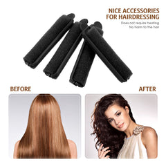 Syhood overnight curling with foam rollers for lasting curls