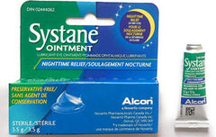 Systane Nighttime Eye Ointment new packaging design emphasizing easy storage