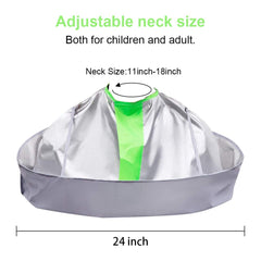 SZHSTC wipe-clean nylon cape for quick cleanup after each haircut.