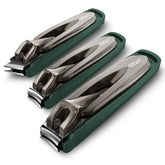 SZQHT nail clippers set front view with ergonomic handles for precise trimming