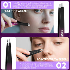 SZQHT flat-tip tweezers support safe splinter removal with steady control