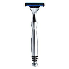 Taconic Shave textured grip handle provides secure control in wet conditions.