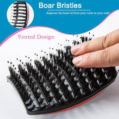 TaiBest vented-drying brush promotes faster airflow while styling.