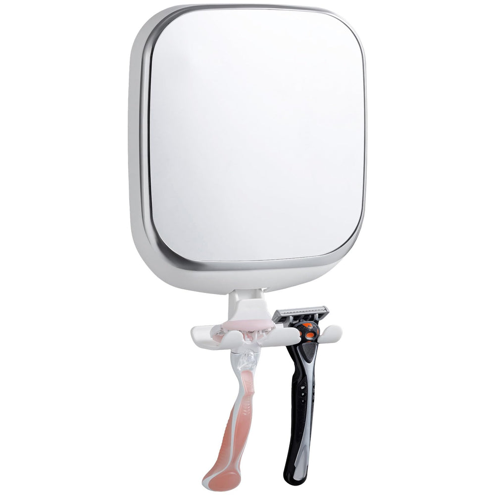 TAILI fogless shower mirror with razor holder for a clear shave in humid bathrooms.