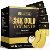TAIMAND parches ojos 24K oro, alivian ojeras y bolsas para un aspecto más fresco.