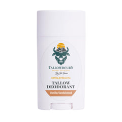 Tallowbourn barra desodorante vainilla sándalo, fragancia suave para uso diario y frescura prolongada.