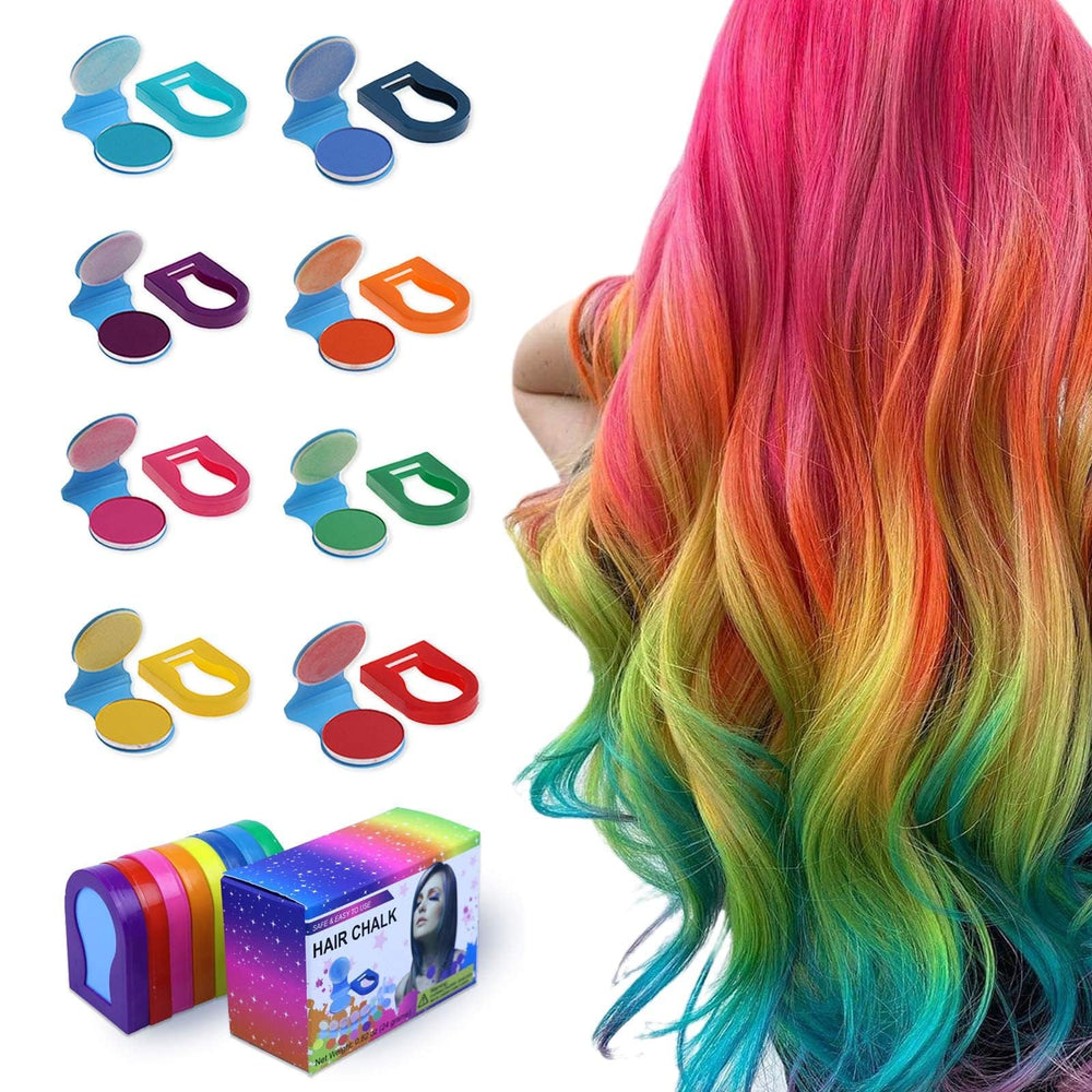 TALLSOCNE Hair Chalk blue for vibrant temporary color on kids' hair.
