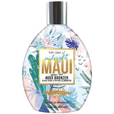 Tan Asz U Midnight Maui bottle front showing bold 400X bronzer for deep color.