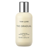 Tan-Luxe Gradual bottle pour shows quick, hydrating glow.