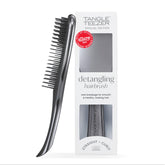 Tangle Teezer Chrome Ultimate Detangler Brush eases knot removal for silky strands.