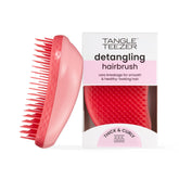 Tangle Teezer Original Detangler Pink Punch close-up for smoother detangling