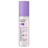 Tanologist botella de mousse autobronceadora con acabado bronce natural sin transferencia