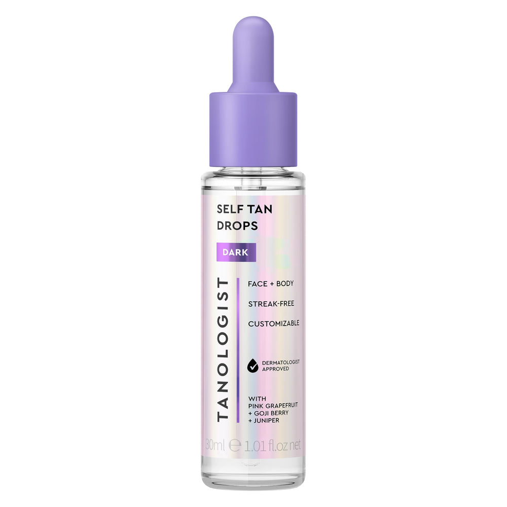 Tanologist gotas-tinte oscuro frasco para tono natural y controlado
