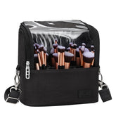 TANTO makeup brush bag foldable stand for easy brush access