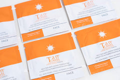 TanTowel color develops in 2-4 hours for a gradual tan