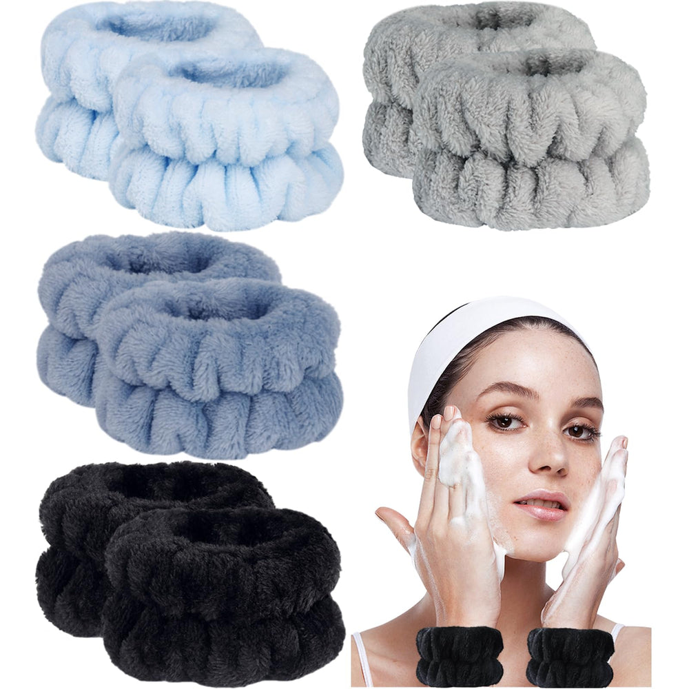 Taocar wrist bands face washing absorbent show water-absorbent design keeping sleeves dry