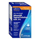 TARO Minoxidil 5% botella: solución tópica para uso diario del cabello.
