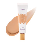 tarte BB Blur tinted moisturizer in the full-size bottle delivers a natural matte finish.