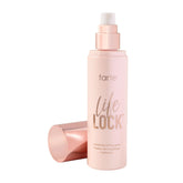 tarte Life Lock hydrating setting spray bottle pour for long-lasting makeup and hydration