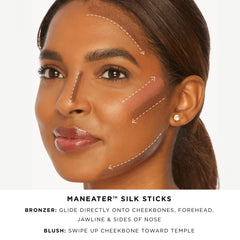 tarte maneater silk stick bronzer-natural-finish offers a soft matte look that lasts