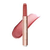 tarte maracuja juicy shimmer glass lip plump bottle close-up with berry shade and hydrating look