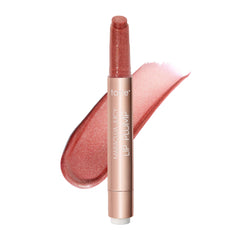 tarte maracuja juicy shimmer glass lip plump bottle demonstrates hydrating, plumping lip care