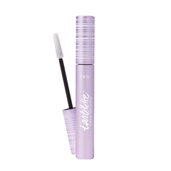 tarte tartelette tubing lash primer bottle close-up showing protective tubes for easy removal.
