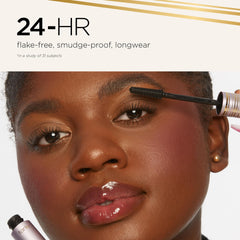 Tarte tartelette tubing mascara highlights 24-hour smudge-proof wear on lashes