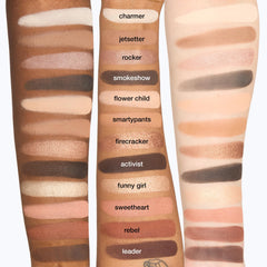 tarte tartelette in bloom palette bronze shades closeup emphasizes warm tones for sun-kissed lids
