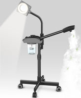 Tasalon Professional Ionic Facial Steamer front view for spa-grade pore prep and aroma use.