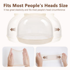 TaShow non-slip wig cap with elastic band stays in place comfortably.