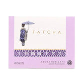 TATCHA Aburatorigami blotting papers absorb excess oil without disturbing makeup for a fresh matte finish.