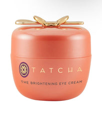Packaging of TATCHA Brightening Eye Cream ready for daily use.
