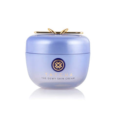 TATCHA Dewy Skin Cream jar closeup shows rich hydration texture
