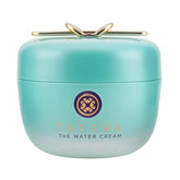 TATCHA Jumbo Water Cream bottle showing oil-free hydration for balanced skin.