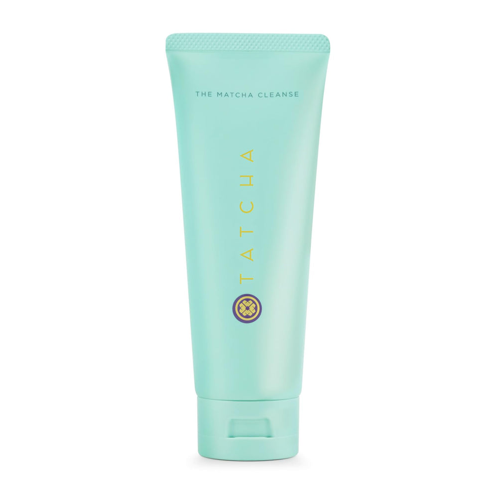 TATCHA The Matcha Cleanse bottle close-up for daily pore care.